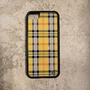 Wildflower Yellow Plaid Protective Case (iPhone 6/7/8)